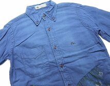 YAMANE ACADEMY (ヤマネ アカデミー) Indigo B.D.Shirt / ボタンダウンシャツ インディゴ size 4(M) / EVISU / エヴィス_画像4