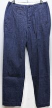 Warehouse (ウエアハウス) Lot 1082 CHINOES - INDIGO DENIM / チノトラウザー インディゴデニム 美品 w32 / チノパン_画像2