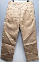 BuzzRickson's (バズリクソンズ) EARLY MILITARY CHINOS / 1942年モデル アーリーミリタリーチノ M43036 美品 ベージュ w32 / チノパン_画像2