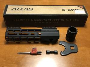 【AERO PRECISION社製】ATLAS S-ONE M-LOK Handguard 7.3インチ / ブラック　実物