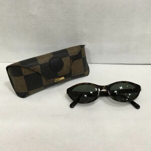 N105 FENDI フェンディ FS193 Dark Tortoise 135 サングラス メガネ 眼鏡 グレー アイウェア 箱付き S1-1050936