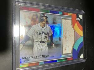 topps 2023 wbc relic base card masataka yoshida 吉田正尚 ベースカード 検索用 auto 直筆サイン