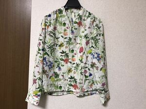 【美品】COBITTO 春物 花柄ブラウス サイズ5号（XS）小さいサイズの婦人服【送料無料】