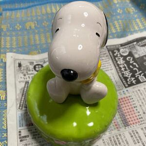 *スヌーピ SNOOPY NISSAY 陶器 貯金箱 置物 インテリア 可愛い*