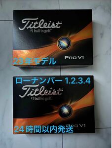 タイトリスト プロV1 PROV1 ゴルフボール 2023年モデル ローナンバー 2ダース(24個)