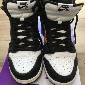 ★最終価格★NIKE DUNK HIGH SB Test Pattern high 27.0 美品 ナイキ エスビー 送料込 スケシュー スケートボード