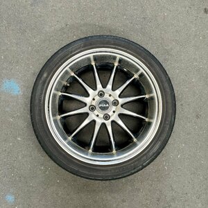 タイヤ付き社外ホイール1本　PIAA VICTORIA D-75(ピア ヴィクトリア)　ポリッシュ　17×7.0J　+45　100　4穴　205/45R17