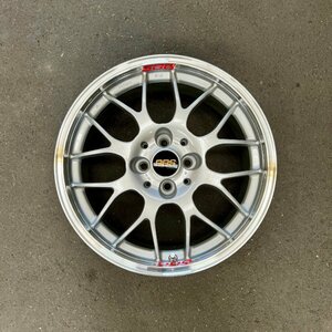 社外ホイール1本　BBS RG-R(RG712H)　ダイヤモンドシルバー　17×7J　+38　100　4穴