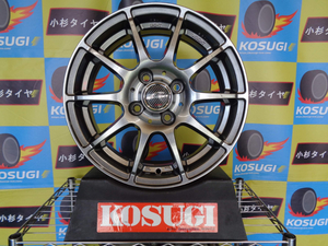 シュナイダースタッグ　5.5J-14　4H100　+38　ルーミー　タンク　パッソなど　中古ホイール　神奈川県