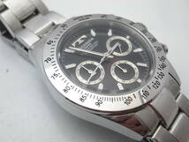 必読商品説明 廃業時計店より TECHNOS CHRONOGRAPH テクノス クロノグラフ 中古作動品_画像3