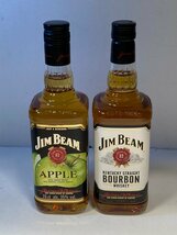 【未開栓】JIM　BEAM　ジムビーム　IM　BEAM　APPLE　ジムビーム　アップル　700ｍｌ　アルコール35％　2本セット　ウイスキー　バーボン　_画像1