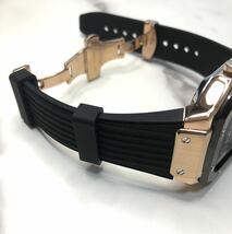 メタリックbrb★アップルウォッチバンド ラバーベルト Apple Watch ケース　カバー　44mm 45mm_画像4