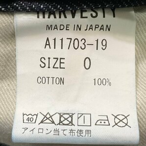 136A HARVEATY ハーベスティ ビッグデニム A11703 DENIM PANTS【中古】の画像9