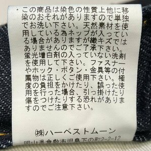 136A HARVEATY ハーベスティ ビッグデニム A11703 DENIM PANTS【中古】の画像10