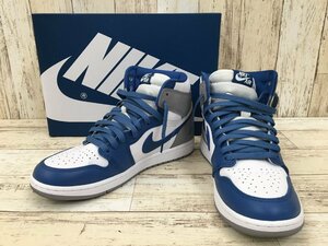 148BH NIKE AIR JORDAN 1 RETRO HIGH OG True Blue DZ5485-410 ナイキ【中古】