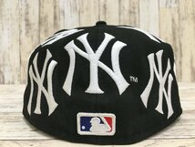 143A Supreme × Newera New York Yankees BOX Logo Cap シュプリーム ニューエラ キャップ【中古】_画像4