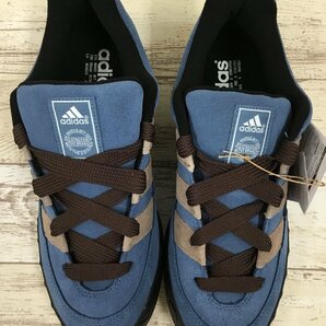 149B adidas ADIMATIC HQ6901 アディダス アディマティック スニーカー 28.5cm ブルー ベージュ【中古】の画像2