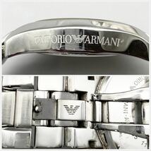 FN11543A【1000円スタート!!】EMPORIO ARMANI エンポリオ アルマーニ クロノグラフ QUARTZ クォーツ メンズ 腕時計 稼働品【早い者勝ち!!】_画像7