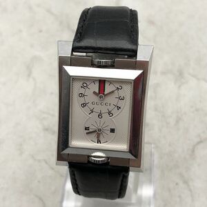 FN11579U 【1000円スタート!!】GUCCI グッチ 111 DUAL QUARTZ クォーツ 腕時計 不動品【ジャンク】