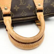 FN11818P【1000円スタート!!】LOUIS VUITTON ルイヴィトン モノグラム スピーディ25 レザー バッグ ハンドバッグ _画像10