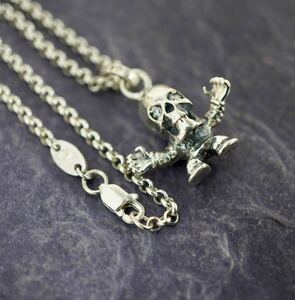 クロムハーツ/ハリスティーターチャーム/カスタムパヴェ/新品加工/ロールチェーン/インボイス/1円から！CHROME HEARTS