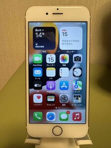 中古良品　Apple iPhone 6S 128GB Rose Gold SIMフリー　バッテリー100%