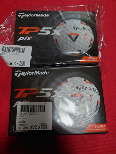 TaylorMade TP5X pix '21 ゴルフボール 2ダース テーラーメイド