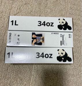 【ラスト1セット！】IKEA 渋谷限定　ISTAD イケア　パンダ柄　ジップロック フリーザーバッグ 3箱 