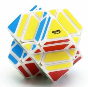 [White]Jesus. magic. cube body puzzle,3x3x3,te.re ring, transparent version. iron .