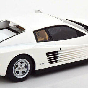 KK-Scale 1/18 フェラーリ テスタロッサ 1984 ホワイト US仕様 マイアミバイス Ferrari Testarossa Monospecchio white US-Versionの画像2