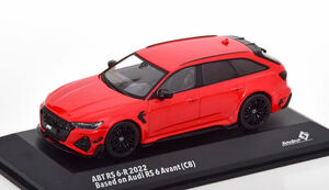  Solido 1/43 Audi RS6-R Abu tomi Sano red SOLIDO AUDI ABT RS6-R die-cast car S4310706