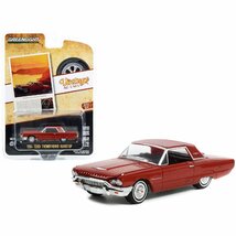 グリーンライト 1/64 フォード サンダーバード 1964 レッド Greenlight Ford Thunderbird All Roads Are New When You Thunderbird_画像1