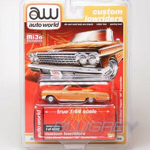 autoworld 1/64 シボレー インパラ SS コンバーチブル 1962 ゴールド ローライダー MiJo限定 Chevy Impala CP7739 オートワールド ミニカーの画像2