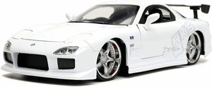 JADA TOYS 1/24 The Fast and The Furious Mazda RX-7 FD 1993 white FAST AND THE FURIOUS MAZDA 32607