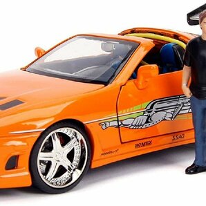 JADA TOYS 1/24 組立キット トヨタ スープラ ブライアン フィギア付き ワイルドスピード Fast & Furious Toyota Supra with Brian Figureの画像3