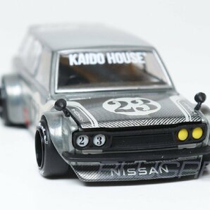 【レア！チェイス】Kaido House x Mini GT 1/64 ダットサン DATSUN KAIDO 510 ワゴン カーボンファイバー V3 KHMG076の画像5