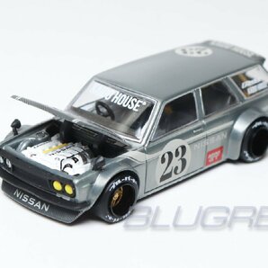 【レア！チェイス】Kaido House x Mini GT 1/64 ダットサン DATSUN KAIDO 510 ワゴン カーボンファイバー V3 KHMG076の画像2