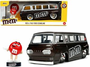 JADA TOYS 1/24 エムアンドエムズ レッド フィギア ＆フォード エコノライン 1965 Hollywood Ride M & M’s Red & FORD Econoline