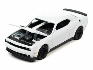 autoworld 1/64 ダッヂ チャレンジャー ヘルキャット 2018 ホワイトナックル DODGE CHALLENGER Hellcat AWSP088B オートワールド