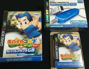 GB モバイルゴルフ + モバイルアダプタGBセット PDC専用 ☆ Nintendo Gameboy Mobile Golf + Mobile Adapter