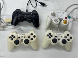 SONYコントローラーps3・SONYコントローラーps2・ゲームキューブコントローラー後期型　まとめ売り