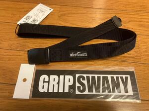  belt WILD THINGS~ PP WEBBING BELT Wild Things unused goods grip Swany sticker 
