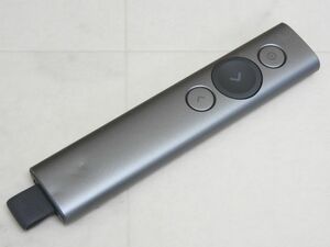 中古 Logicool Spotlight Presentation Remote スレート プレゼンテーション コントロール 本体/レシーバー