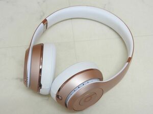 1円〜 中古 Beats Solo3 Wireless A1796 ローズゴールド ワイヤレスヘッドホン