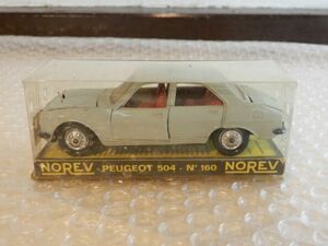 中古品 NOREV / ノレブ No.160 PEUGEOT 504 プジョー ミニカー 当時物 現状渡し