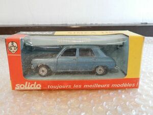 中古品 solido / ソリド No.164 SIMCA 1100 当時物 箱付き ミニカー 現状渡し