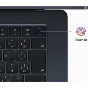 【1円/未開封品】apple アップル MacBook Air Liquid MQKW3J/A A2941 Mid 2023 SSD256GB メモリ8GB 15.3インチ Retina ミッドナイト 40896の画像5