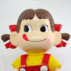 【1円/レア!】不二家 FUJIYA ペコちゃん 着せ替え人形 ワンピース パティシエ ブレザー 身長20㎝ ソフビ人形 フィギュアの画像2