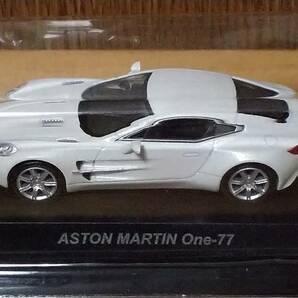 京商 1/64 アストンマーチン ミニカーコレクション ASTON MARTIN One-77 白 ホワイト ブリスター未開封品の画像2