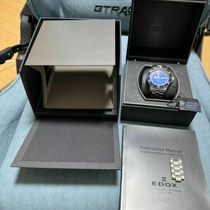 EDOX エドックス クロノラリー S 裏蓋ザウバーF1チーム 電池新品交換済みの画像1